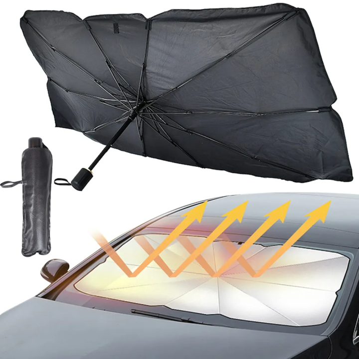UMBRELLA SUN SHIELD CAR PROTECTION WITH 2 WINDOW SHIELD COVERS Lazada PH