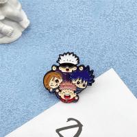 Cartoon Cute Anime Character Avatar Design Metal Enamel Brooch Retro Punk Badge Men And Women Clothing Pins Accessories Gifts