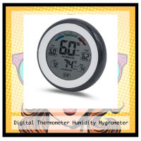 ทีวัดอุณหภูมิ เครื่องวัดความชื้นและอุณหภูมิ Digital Thermometer Humidity Hygrometer Temperature Monitoring Active Color LCD Touch Screen switching between C &amp; F ที่วัดวามชื้น Touch screen