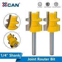 XCAN Joint Router Bit 1/4 Shank Tenon Cutter เครื่องตัดไม้แบบพลิกกลับขนาดกลางสําหรับเครื่องมืองานไม้