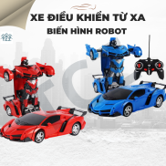 Đồ Chơi Xe Ô Tô Điều Khiển Từ Xa Biến Hình Robot Đồ Chơi Sáng Tạo Điều