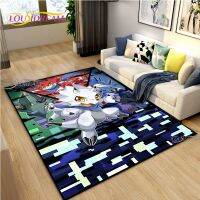 ▤ Digimon Cartoon Anime Area Rug Living Room Bedroom Decorat Yoga Cute Fashion Carpet Un-slip Floor Mat photography props Alfombra