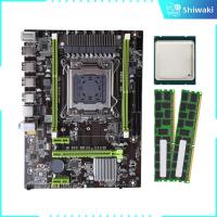 Shiwaki เมนบอร์ด16x X79โปรคอมพิวเตอร์เดสก์ท็อป LGA 2011 DDR3 2x สำหรับ E5-2650 PC