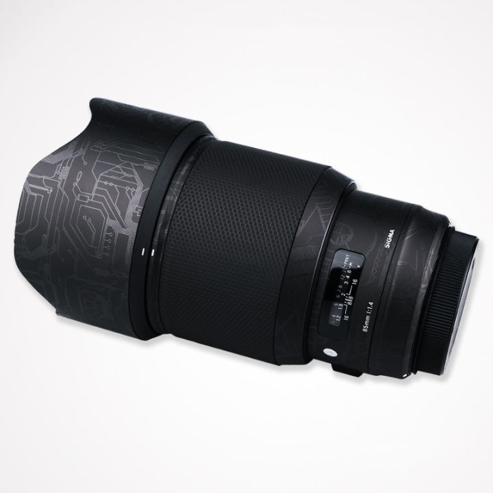 สำหรับซิกม่าอาร์ต85-1-4-dg-h-สำหรับ-canon-ef-mount-ฟิล์มห่อไวนิลสติ๊กเกอร์ติดบนตัวเครื่องสติกเกอร์ป้องกันเลนส์กล้อง85มม-f1-4-f-1-4