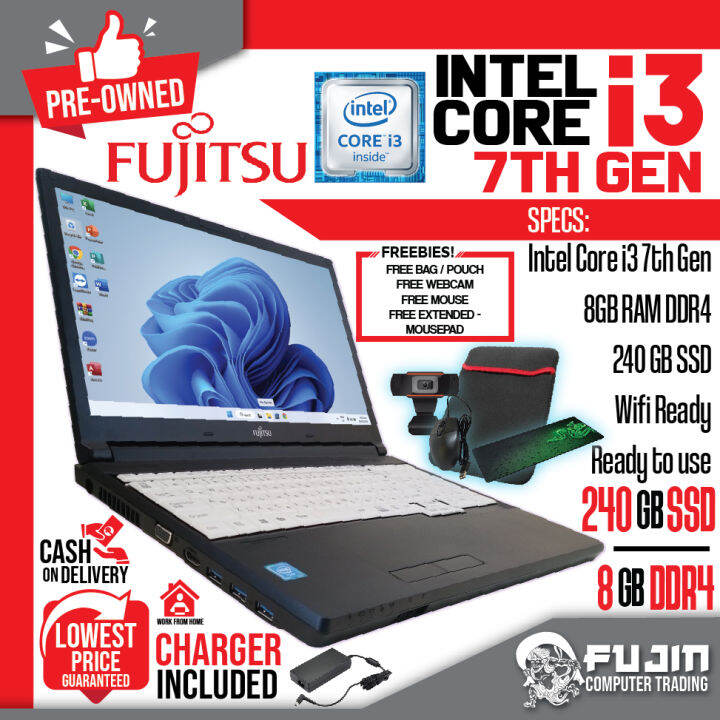 fujitsu lifebook a series intel core i3