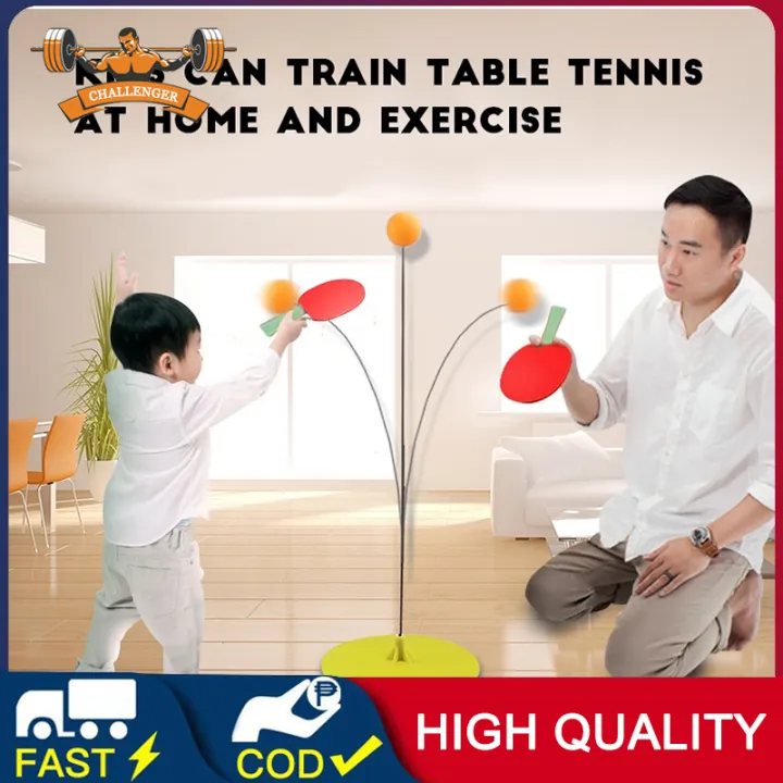 Original Children Table Tennis Training Device With Racket Table Tennis
