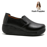 Hush Puppies_รองเท้าผู้หญิง รุ่น Kimber HP 8WCFI9061A - สีดำ รองเท้าหนังแท้ รองเท้าลำลอง รองเท้าแบบสวม-BLACK