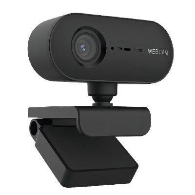 ZZOOI Webcam HD 1080P USB PC Mini Camera With Microphone Web Cam For Computer Laptop Live Broadcast Video Calling Conference Work