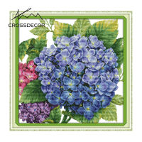 Crossdecor Cross Stitch ชุด Dmc ผ้าฝ้ายชุดรูปแบบดอกไม้ใหม่มาถึง11CT 14CT หัตถกรรม Handmade Diy เย็บปักถักร้อยชุดตกแต่งสำหรับ Sala Wall - Pincushion (3)