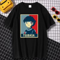 เสื้อทหาร โหมด Ademende เฮเรน เสื้อยืด Zomer Losse กัปตัน Tsubasa Japanse การ์ตูนพิมพ์ท็อปส์ซู Grote Maat เสื้อยืด Manne