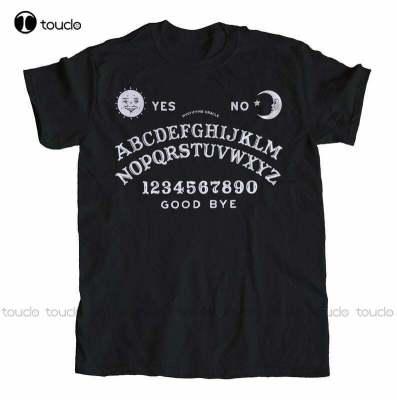 New Ouija-Board Mystifying Oracle Black T Shirt Medium Adult Mens Tshirts Graphic Streetwear Tshirt New Popular Retro Gd Hip Hop