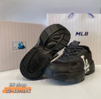 รองเท้าMLB BIG BALL CHUNKY PLAY LA SNEAKER ดำ SIZE.36-44 รองเท้าแฟชั่น รองเท้าลำลอง รองเท้าผ้าใบผู้ชาย-หญิง ยืดเกาะได้ดี ใส่สบาย เบา (สวยแท้100%)