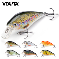 VTAVTA 6เซนติเมตร12กรัมแสนยานุภาพ Crankbaits ล่อตกปลาฮาร์ดลอย Wobblers เหยื่อเทียมสำหรับตกปลาหอกโมโหเหยื่อหมุนเหยื่อ