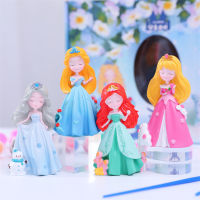 Cartoon Diy Princess Diary Hand-Painted Set Decoration Creative Fairy Tale Princess Graffiti Figurine Garage Kits Decompression Toy