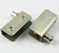 Glass Door Pivot Hinges Clamp Clip / Stainless Steel / For 5-9mm Glass Door