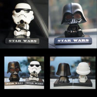 ของเล่นการตกแต่งบ้านรุ่น Starwars รถของเล่นมหัศจรรย์สั่นหัวน่ารัก11.5ซม.ของเล่นสำหรับเด็ก