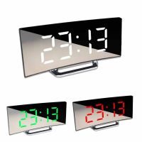 【jw】☼✾  Table Clocks Calendar Desktop Display Snooze Alarm Digital Temperature Mirror