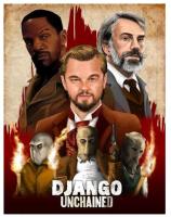 Django ภาพยนตร์คลาสสิก24สไตล์โปสเตอร์ผ้าไหมพิมพ์ลายศิลปะย้อนยุคสำหรับของตกแต่งผนังบ้านของคุณ24X36นิ้ว0717