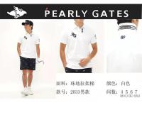 PG PEARLY GATES Quick-drying 2022 amoi GOLF GOLF shirt men wash and wear t-shirts male coat POLO shirt shirt2033 2023 new【Promotional price】