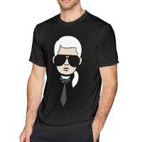 Karl Lagerfeld graphic cotton O-neck T-shirt for men