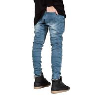 SIM Men Jeans Runway Slim Racer Biker Jeans Fashion Hiphop Skinny JeansTH