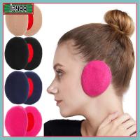 JAYQQ Windproof Soft Fluffy Fleece Ear Protection Winter ที่ปิดหูกันหนาว Ear Warmers Ear Cover ที่อุ่นหูแบบไม่มีแถบ