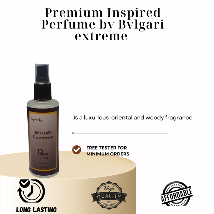 RM SCENT COLLECTION 85ML INSPIRED PERFUME BY BVLGARI EXTREME LONG