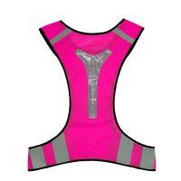 1 Set Unisex Adjustable Reflective Vests Safety Cycling Vest Belt Traffic High Visibility Night Running Glow In The Dark Tape