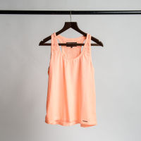 SUPERDRY HYPER ORANGE SEWN VEST - เสื้อกล้าม เสื้อสายเดี่ยว สำหรับผู้หญิง สี Fluro Orange