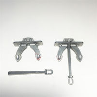 1PC โลหะ Hols Anchors 65X42Mm Miniature Zine Alloy Anchor ประกอบรุ่น DIY อะไหล่สำหรับ RC จำลองเรือ Accessories