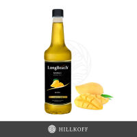 HILLKOFF : น้ำเชื่อมแต่งกลิ่น LongBeach Syrup ลองบีช ไซรัป กลิ่น Mango ขนาด 740 ml.