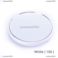 sunkepo6392 กระจกแต่งหน้า5/10/15X แว่นขยายพร้อมเครื่องมือเครื่องสำอางดูดสองถ้วย