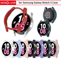 PCกลวงออกเคสป้องกันสำหรับ Samsung Galaxy Watch 5 40mm 44mm เปลือกแข็ง