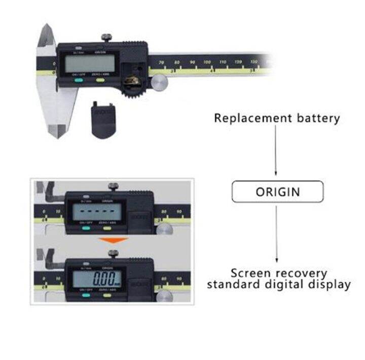 sanfeng-เครื่องวัดไม้บรรทัดเลื่อนจอ-lcd-ดิจิตอล-cnc-ขนาด12นิ้ว0-300มม-500-193-20เครื่องวัดอิเล็กทรอนิกส์สแตนเลสเครื่องมือวัด