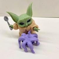 Action FiguresZZOOI 8pcs/set Disney Star Wars Baby Yoda Action Figure Toys 5-6cm Star Wars Yoda Baby Anime Figure Toys Yoda Kids Christmas Gifts Action Figures