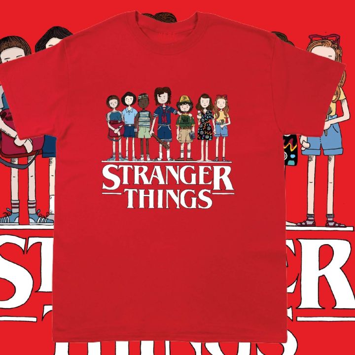 dsl001-เสื้อผู้ชายเท่ๆ-เสื้อผู้ชายวัยรุ่น-พร้อมส่ง-เสื้อ-stranger-thing-fanmade-cotton-100-เสื้อยืดราคาถูก-เสื้อยืดผู้ชาย