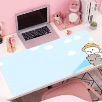 ₪✻ Mousepad Peach Mochi Cat Gaming Accessories коврик для мыши Mouse Mat Anime Mouse Pad Keyboard Pad Mausepad Cute Tapis De Souris