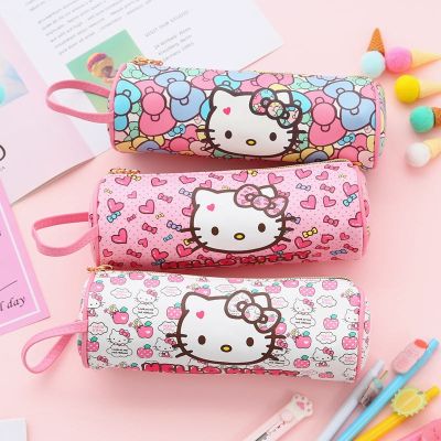 ✱✳ Internet Celebrity Pencil Bag Female Simple Ins Japanese Elementary School Students Cartoon Cute High-Value Large-Capacity Girl Heart Stationery Box