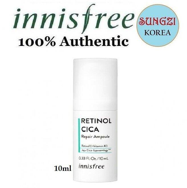 INNISFREE Retinol Cica Repair Ampoule 10ml (2025) Korean Cosmetics