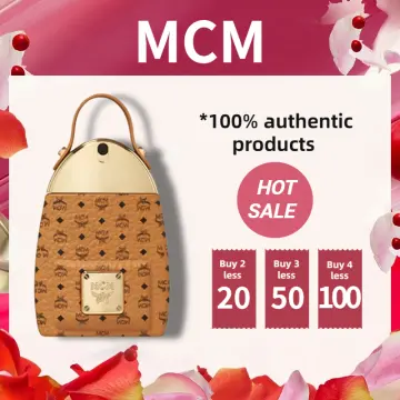 AUTHENTIC MCM Boston Size 23, Luxury, Bags & Wallets on Carousell