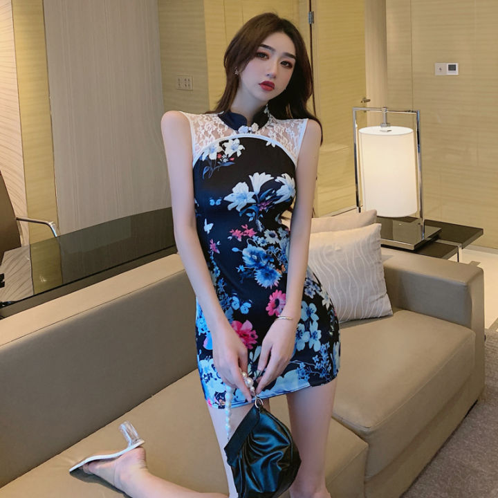 Sexy Short Qipao Dress (close-fitting)