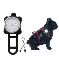 Portable Safety Led Light 4 Modes USB Rechargeable for Outdoor Night Waling Anti-lost Dog Collar Harness Leash Accessories