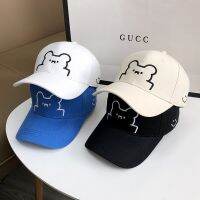 HOT★Fashion designer Baseball Cap for Women Korean Cartoon Bear Embroidery Caps SunHats Kpop Summer gorra Outdoor Visors Hip hop Hat