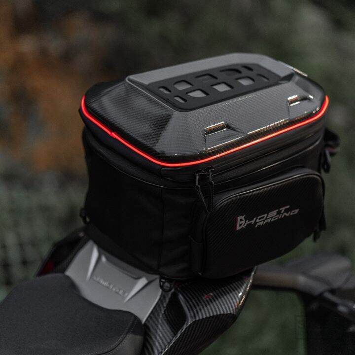 led-lights-locomotive-backpack-motorcycle-seat-back-bag-travel-helmet-backpack-moto-tail-bags-carbon-motocross-cycling-rear-pack