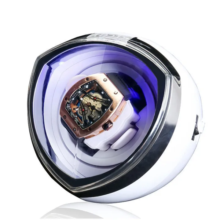 Luxury Watch Shaker Winder Single For Automatic Watches Mechanical Winder MultiAction 5 Modes