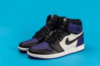 RT HOT 【Original】 ΝΙΚΕ J- 1 High O- G- Purple Toe Basketball Shoes Fashion Skateboard shoes (Free Shipping)