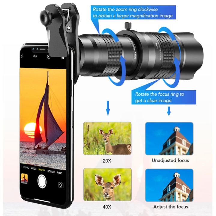 apexel-optional-hd-20x-40x-zoom-telescope-telephoto-lens-camera-mobile-lens-selfie-tripod-for-samsung-iphone-all-smartphones