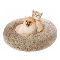 Pet Dog Bed Comfortable Donut Cuddler Round Dog Kennel Ultra Soft Washable Dog and Cat Cushion Bed Winter Warm Sofa hot sell