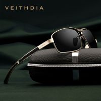 VEITHDIA แว่นตาขับรถสำหรับผู้หญิง,แว่นตาแฟชั่น UV400โพลาไรซ์สำหรับใส่ได้ทั้งชายและหญิง VT2490