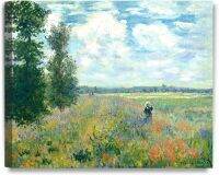 ทุ่งงาดำใกล้ Argenteuil Claude Monet ขั้นตอนก่อนทำศิลปะผ้าใบ Giclee ศิลปะบนผนังสำหรับการตกแต่งบ้าน24x20